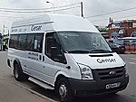 Бесплатный автобус Genser в пункт аренды автомобилей АрендаАвто-утк на Новорязанском шоссе